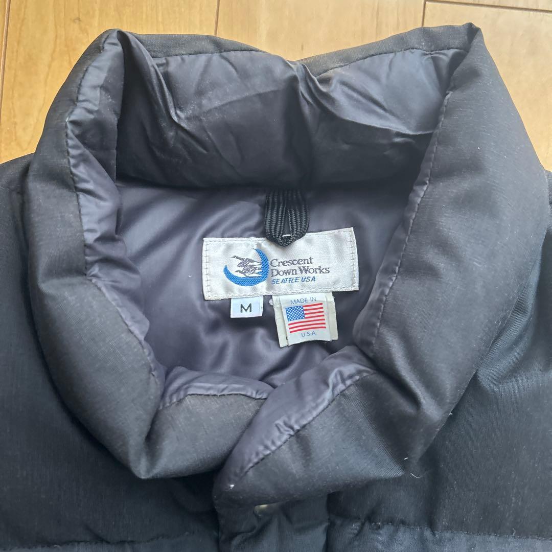90s USA製 Crescent Down Works ロクヨン ダウンベスト