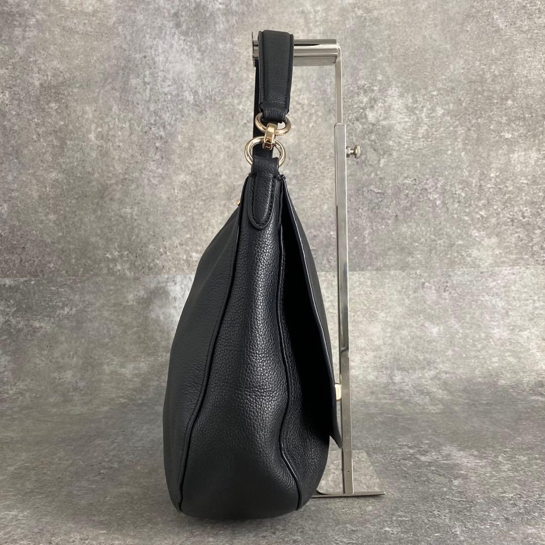 バッグ Coach Turnlock Leather One Shoulder Bag