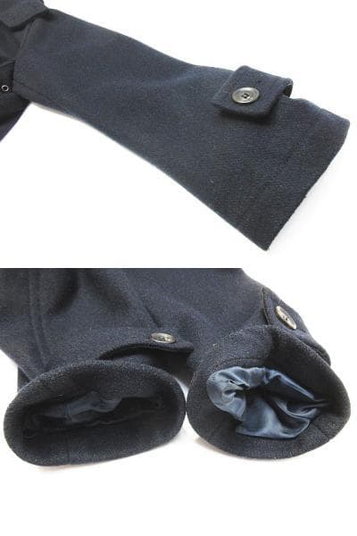 ホネホネ COACH ウール ダッフルコート メンズ Sサイズ 濃紺