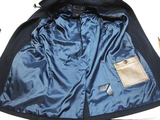 ホネホネ COACH ウール ダッフルコート メンズ Sサイズ 濃紺