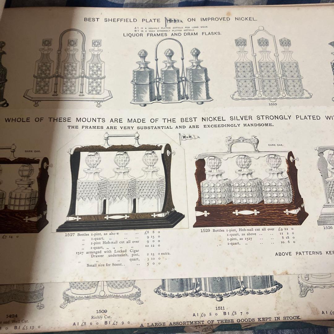 専用イギリスアンティークカタログ集　1845年　特大