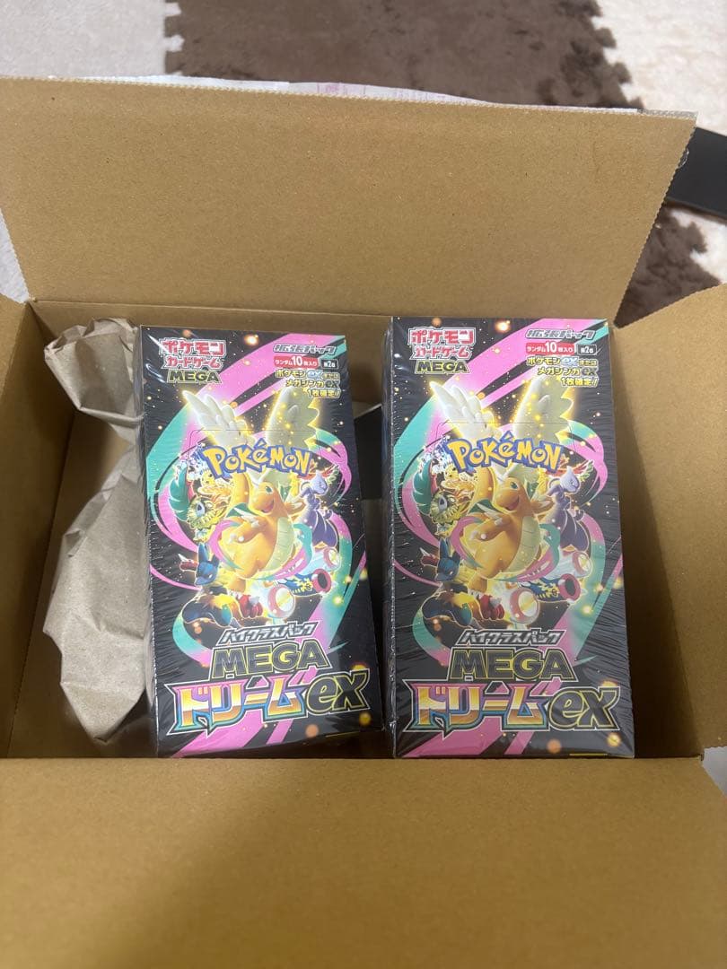 【シュリンク付き】ポケモンカードゲーム メガドリームex 2BOX