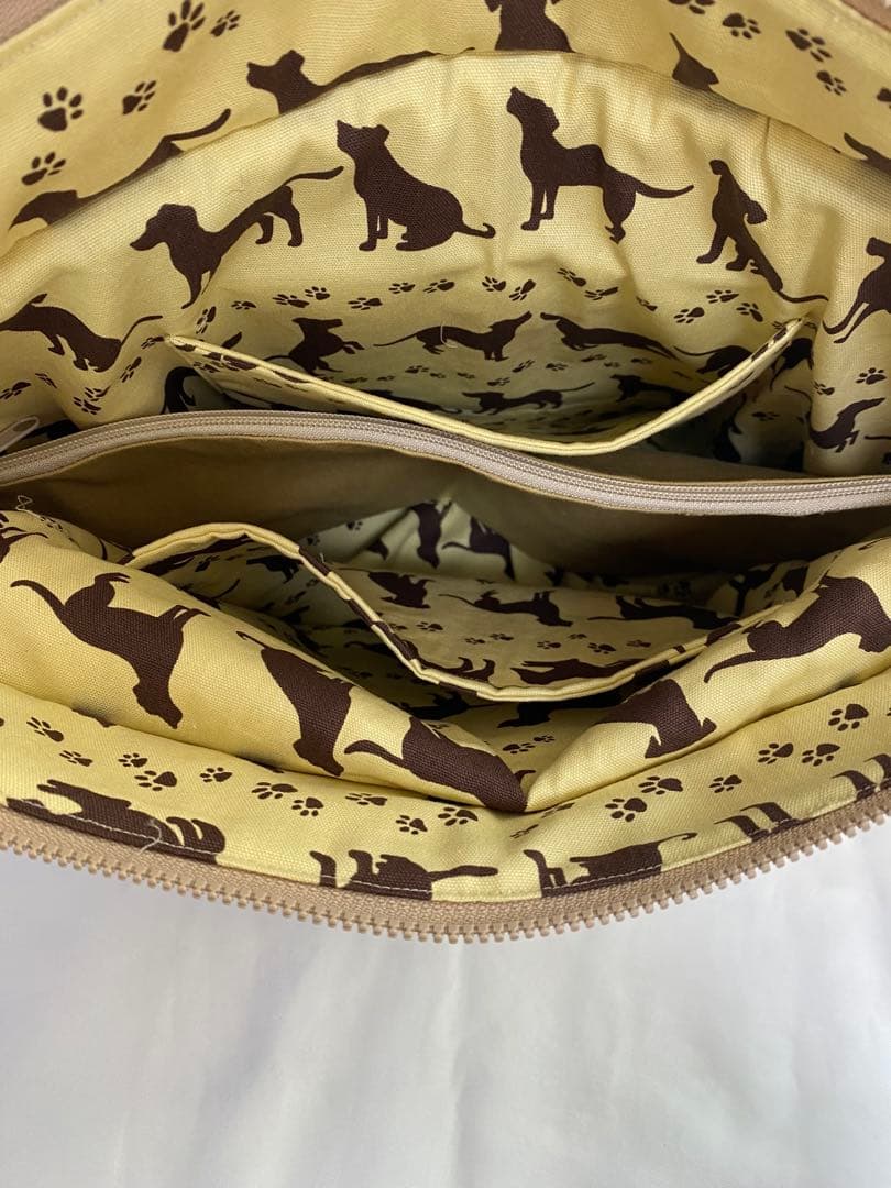 ラブラドール　キャンパストート&ラウンドトート　サイドポケット付き