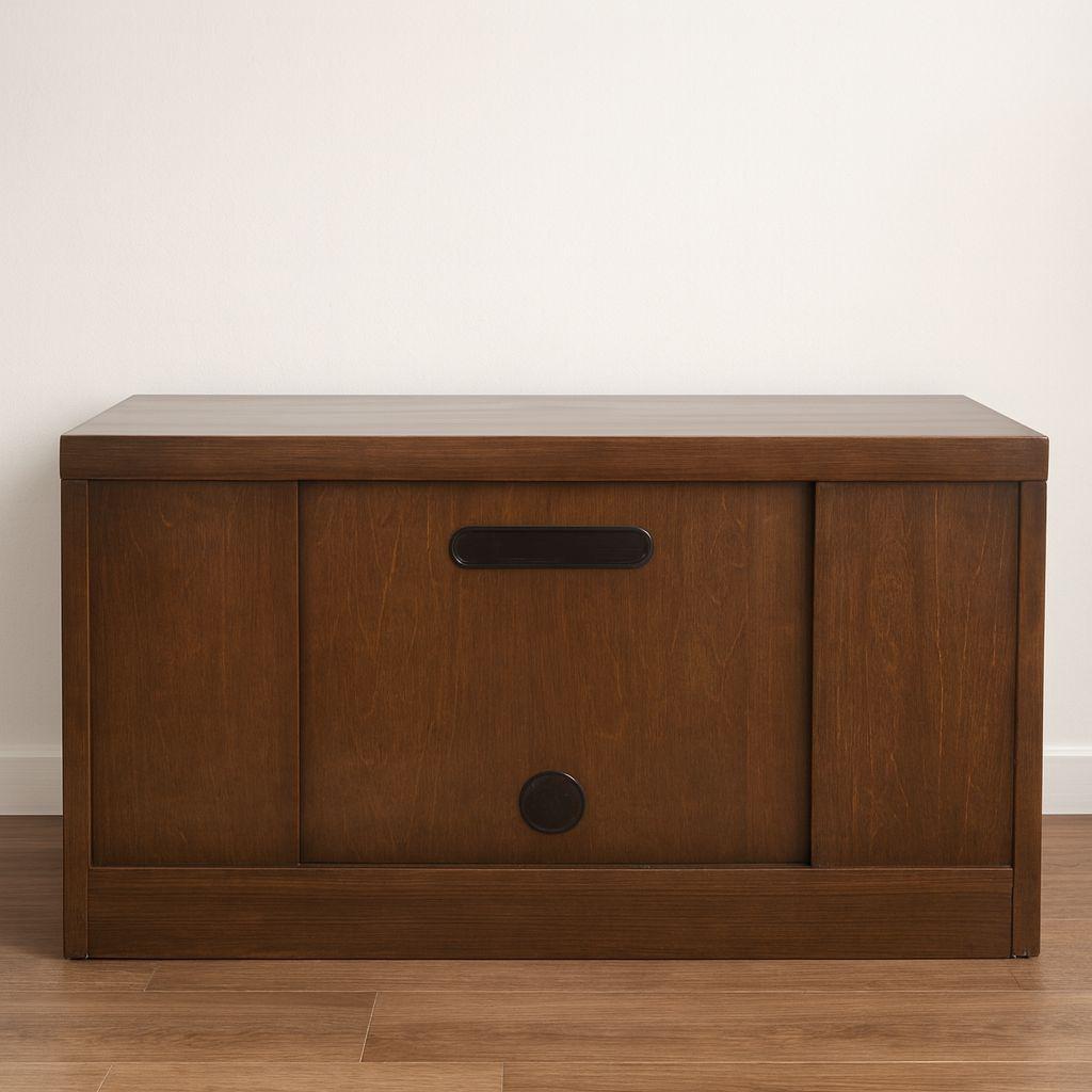 ​【karimoku】カリモク製 木製ローボード/テレビ台 W88cm ガラス扉