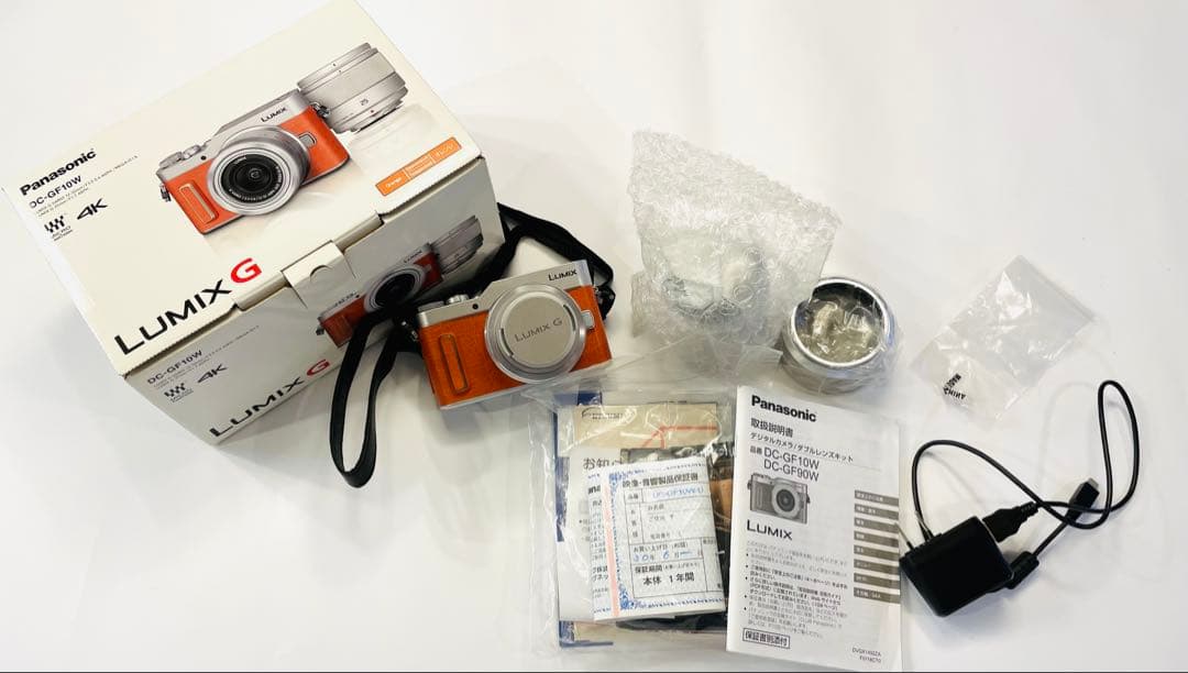 【美品】LUMIX DC-GF10 オレンジ　一眼レフ　パナソニック