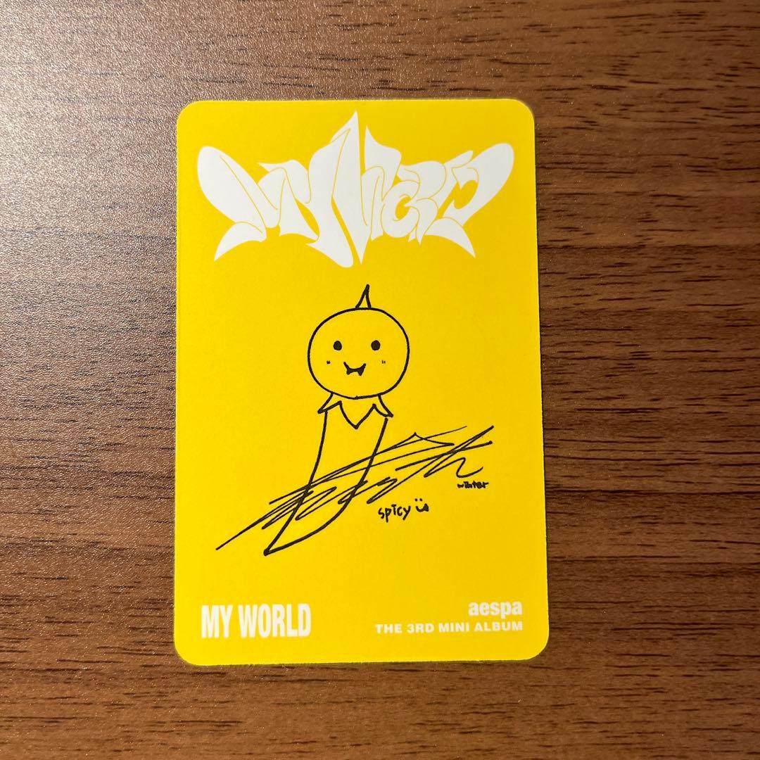 aespa myworld barnes&noble トレカ ウィンター