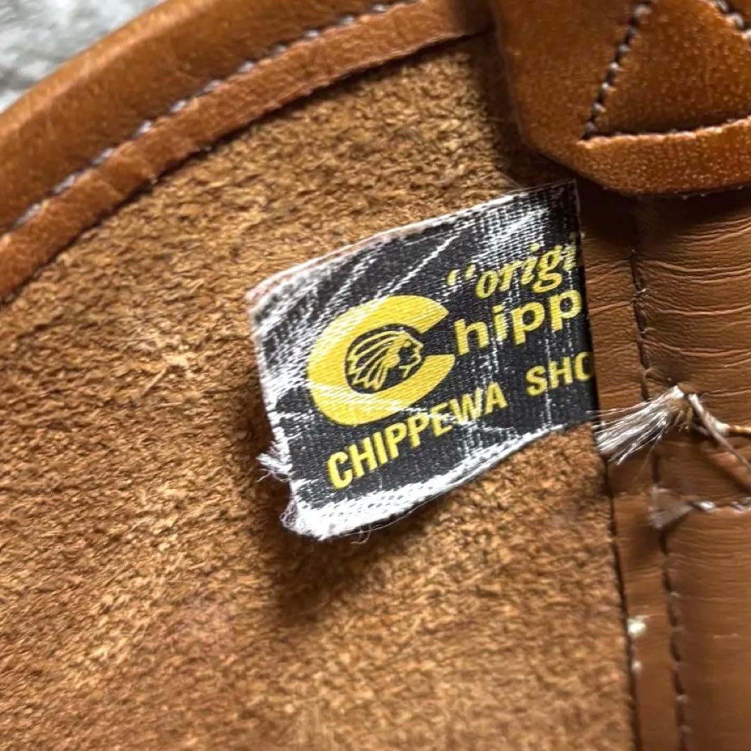 美品❣️チペワ 廃番 26790 ペコスブーツ 黒タグ USA製 US8 茶