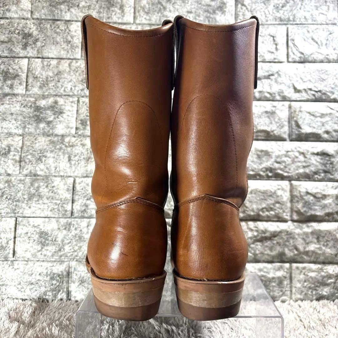 美品❣️チペワ 廃番 26790 ペコスブーツ 黒タグ USA製 US8 茶