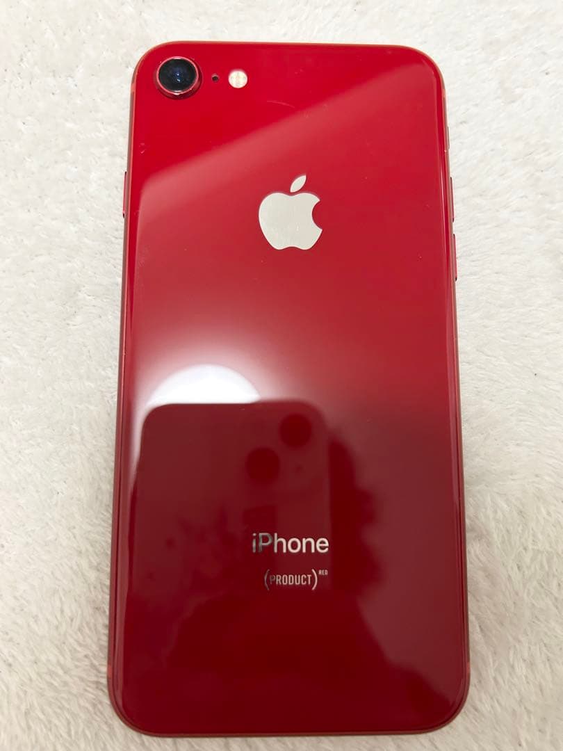 【美品】Apple iPhone8 レッド　本体　64GB SIMフリー版