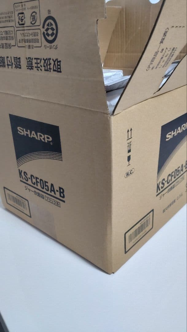 SHARP 炊飯器 KS-CF05A-B 未使用品
