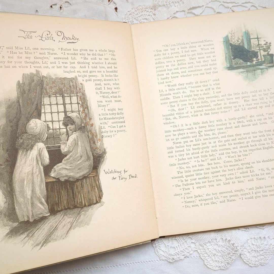 超稀少1891ハリエットベネット絵本 洋書 児童書 アンティーク ヴィクトリアン