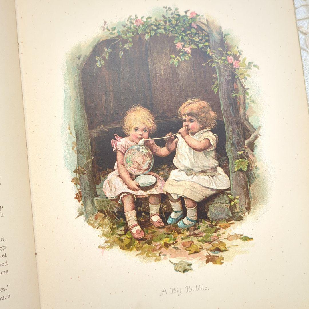 超稀少1891ハリエットベネット絵本 洋書 児童書 アンティーク ヴィクトリアン