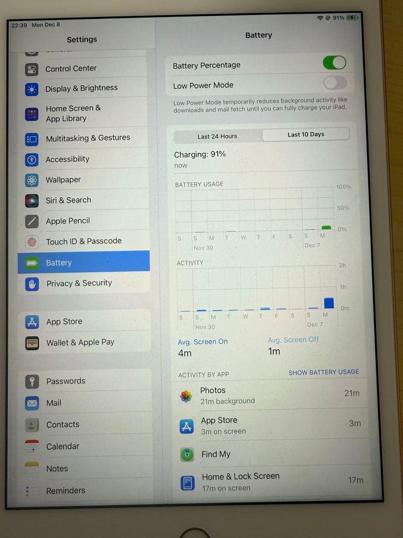 iPad mini 5(64gb Wi-Fi 本体とケーブルのみ)
