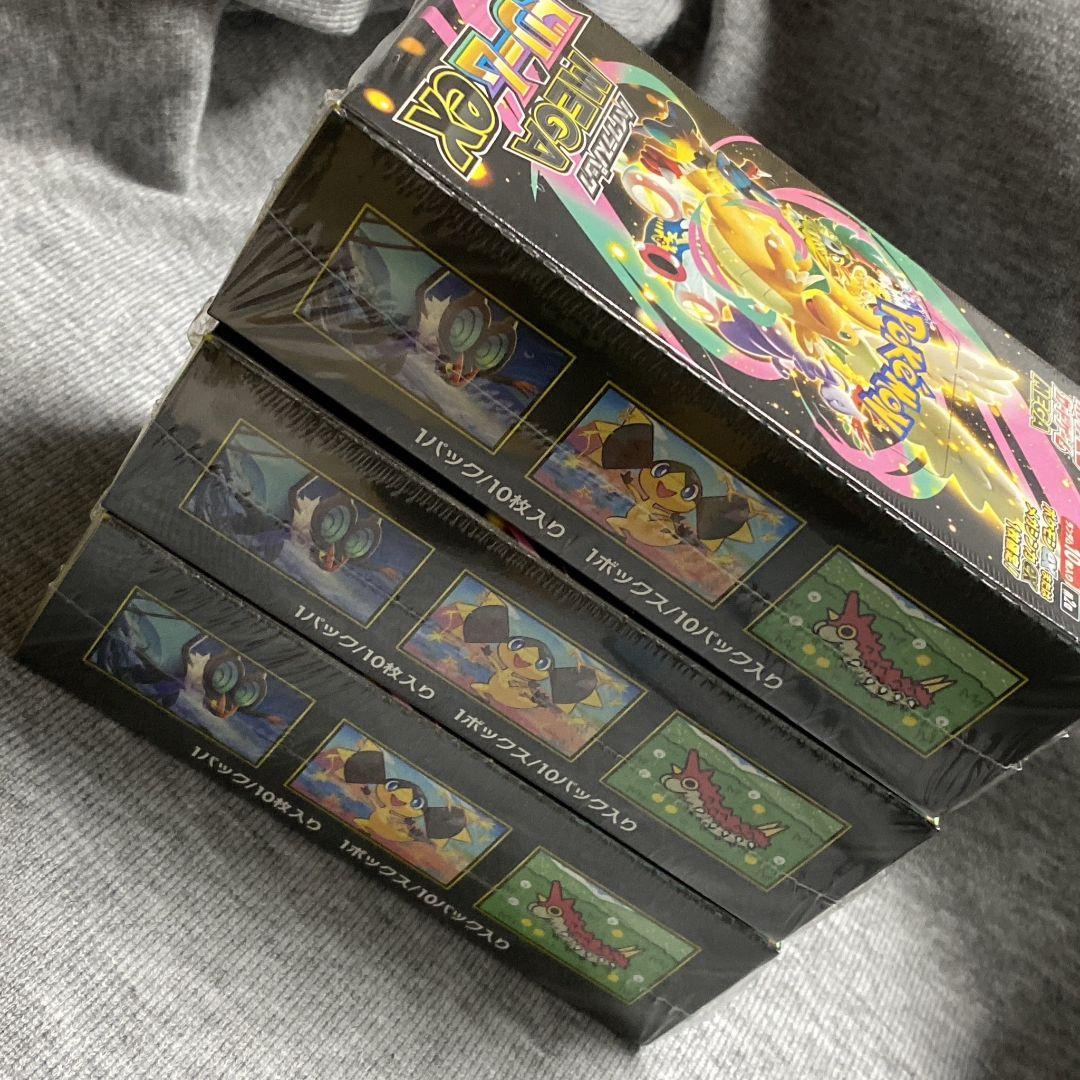即購入可 ポケモンカードゲーム MEGA ドリームex シュリンク付 3BOX