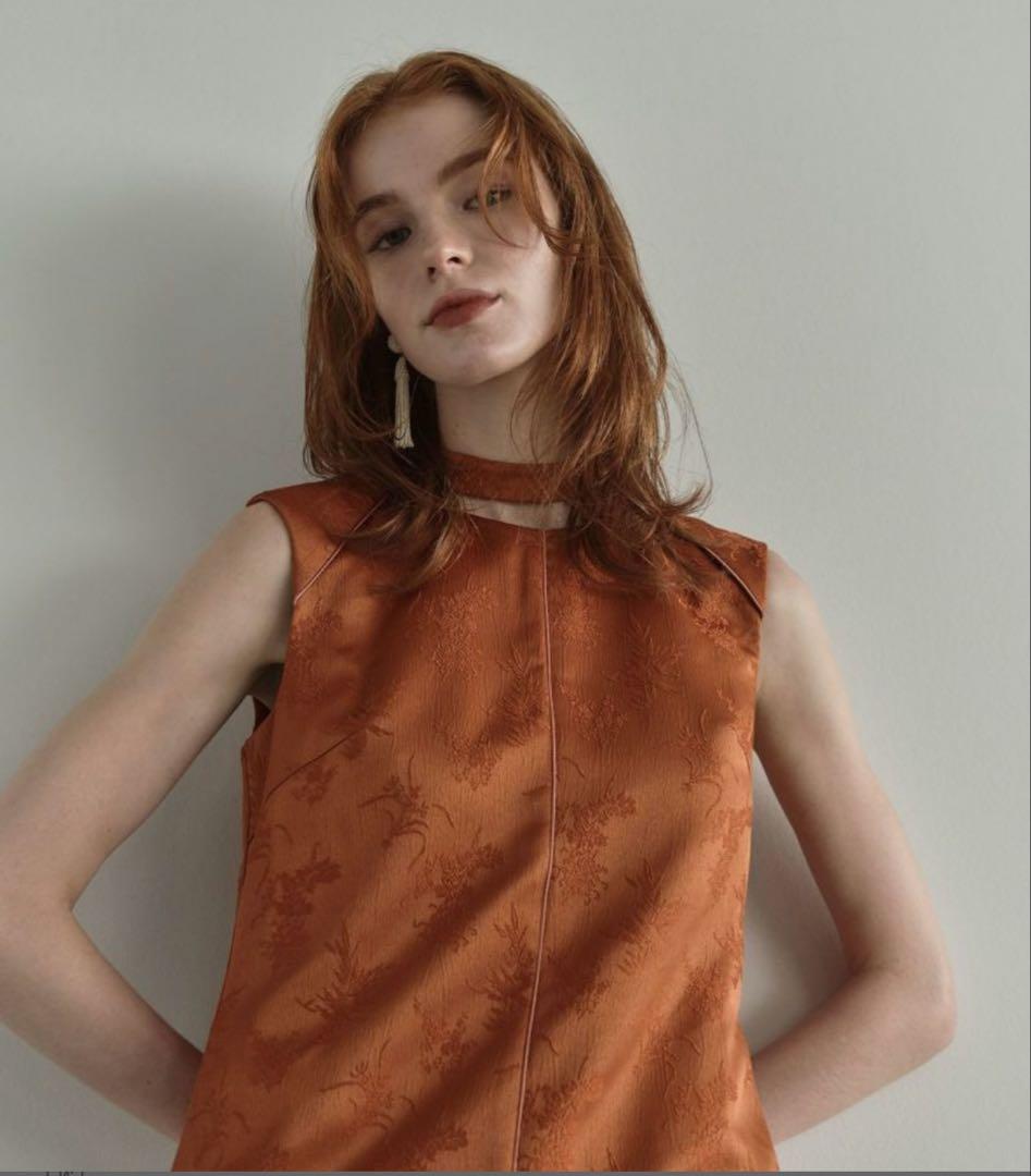 スーツ・フォーマル・ドレス ANDRESD chinoiserie tiered hem dress