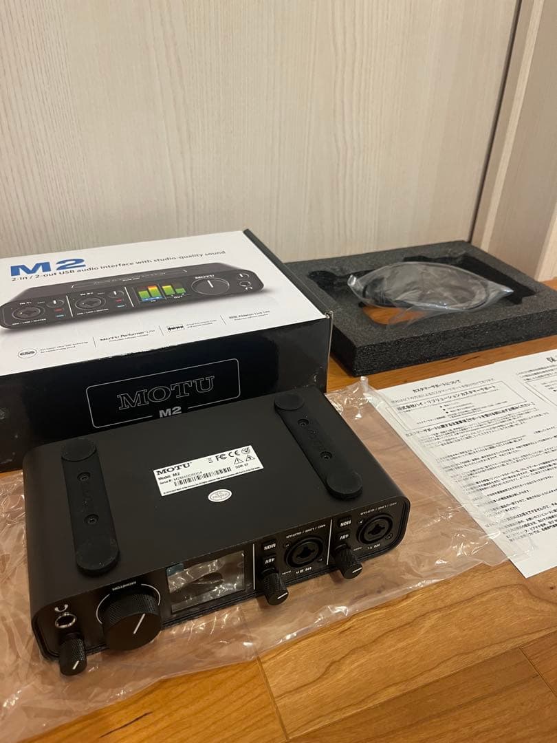 本日のみ値下げ【完品・美品】MOTU M2 オーディオインターフェース