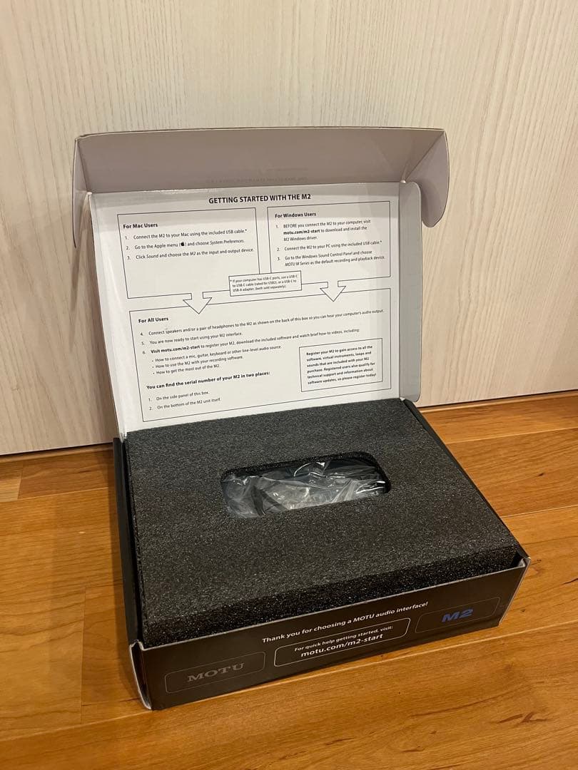 本日のみ値下げ【完品・美品】MOTU M2 オーディオインターフェース