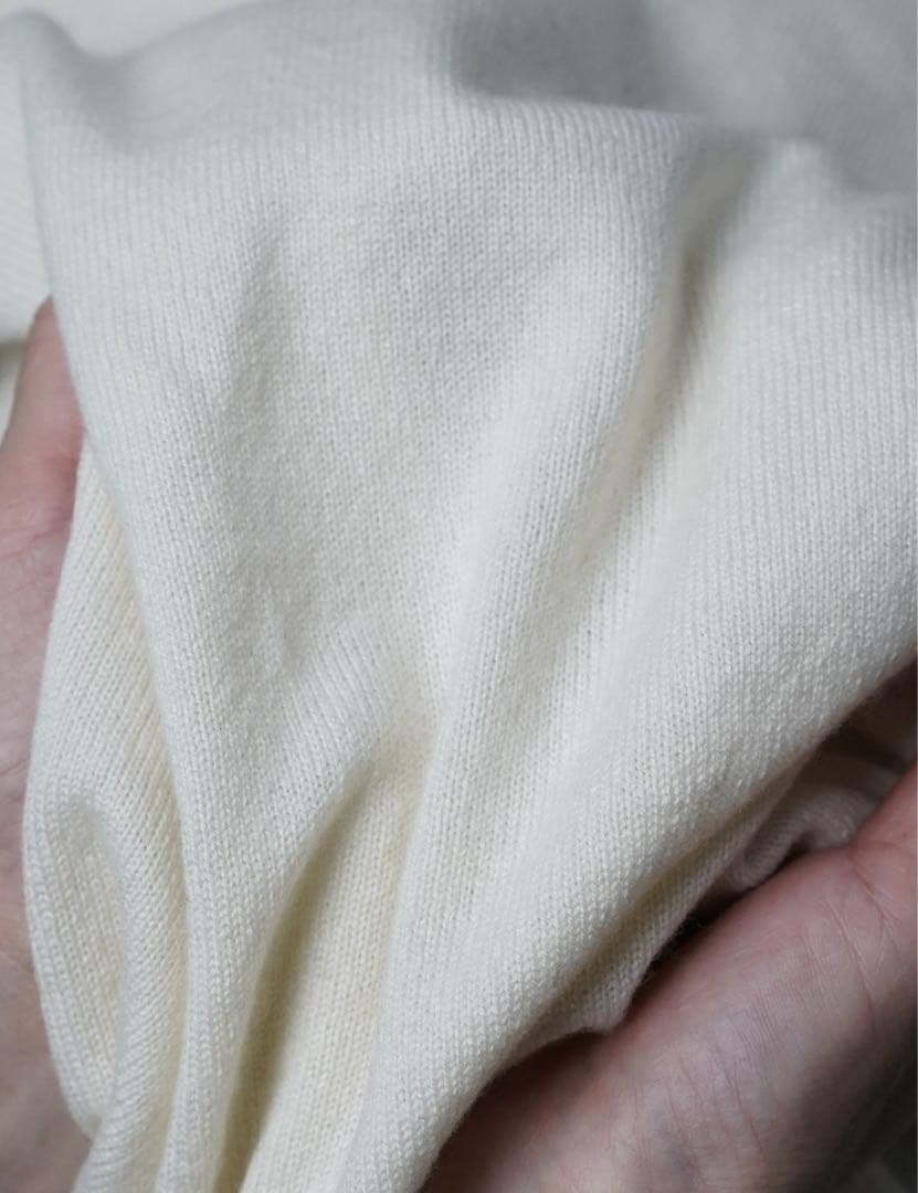 wafu【限定企画】シルク100％ の呼吸するトップス Ｍサイズ／ オフホワイト