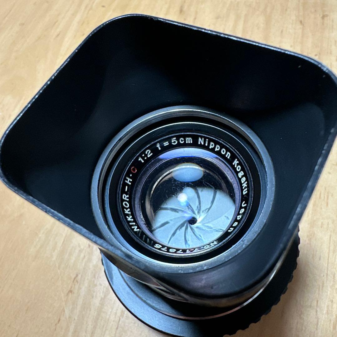 Nikon Nicca NIKKOR-H.C 5cm F2 フード付き　L39