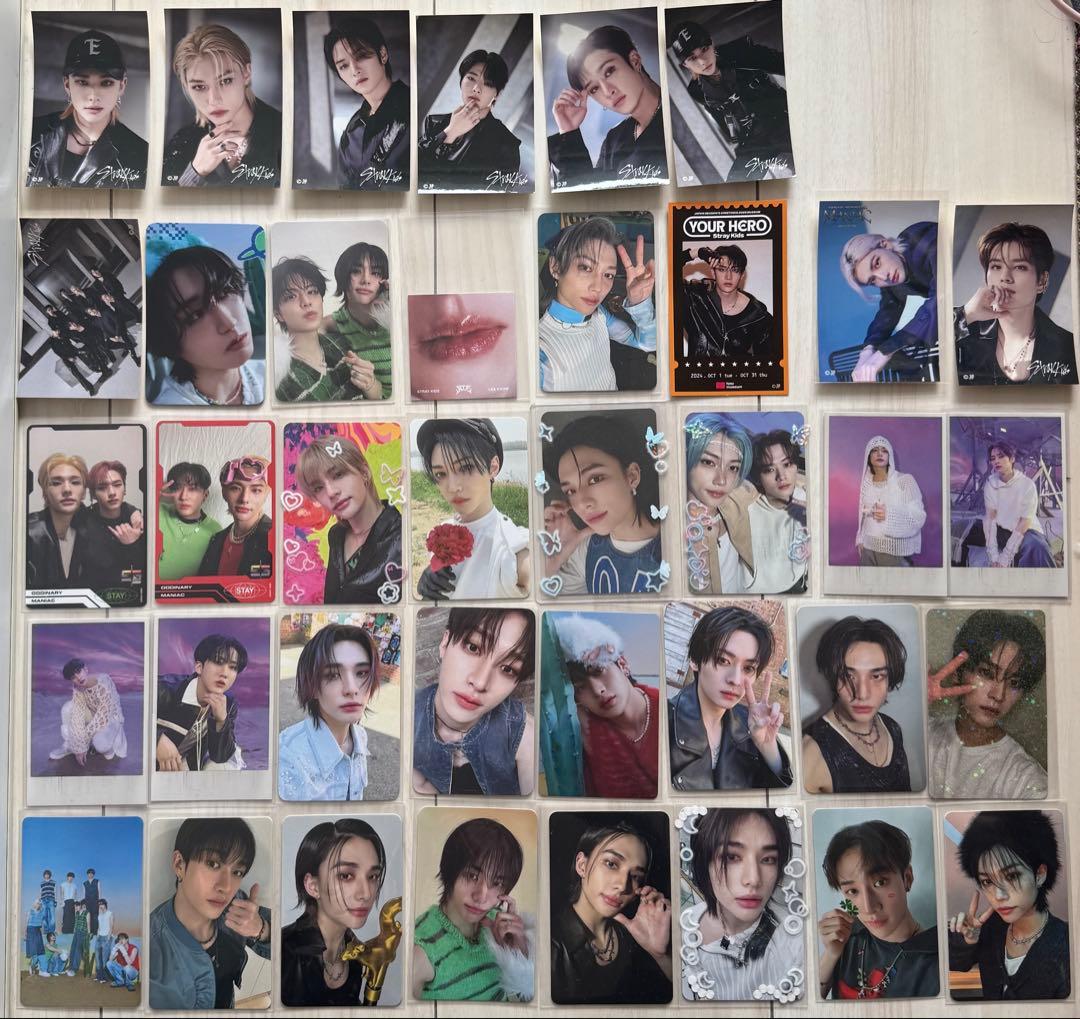 Stray Kids トレーディングカード 30枚以上 ポスター付き