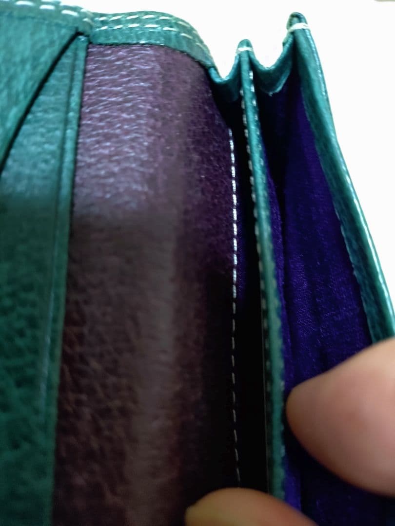 Paul Smith ポール・スミス　名刺入れ　レザー　グリーン系