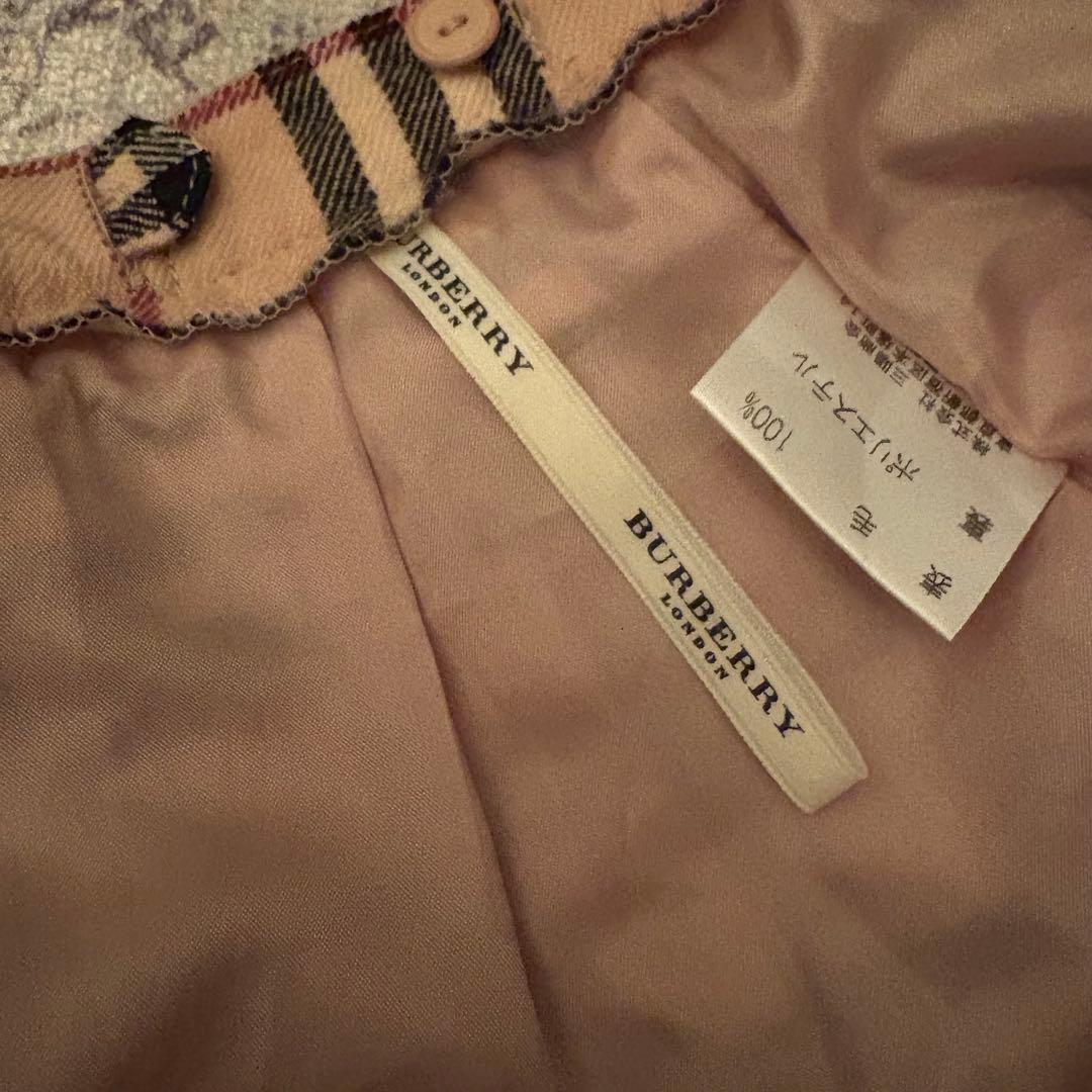 BURBERRY LONDON ノバチェック プリーツスカート 160