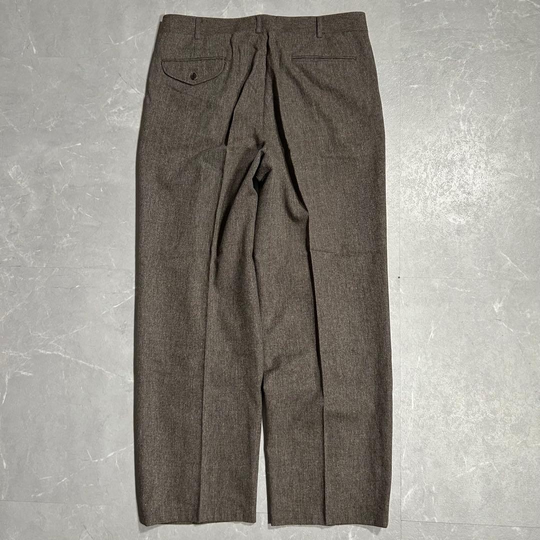 80s~90s vintage ツータックスラックス カスリ 絣 ロカビリー L