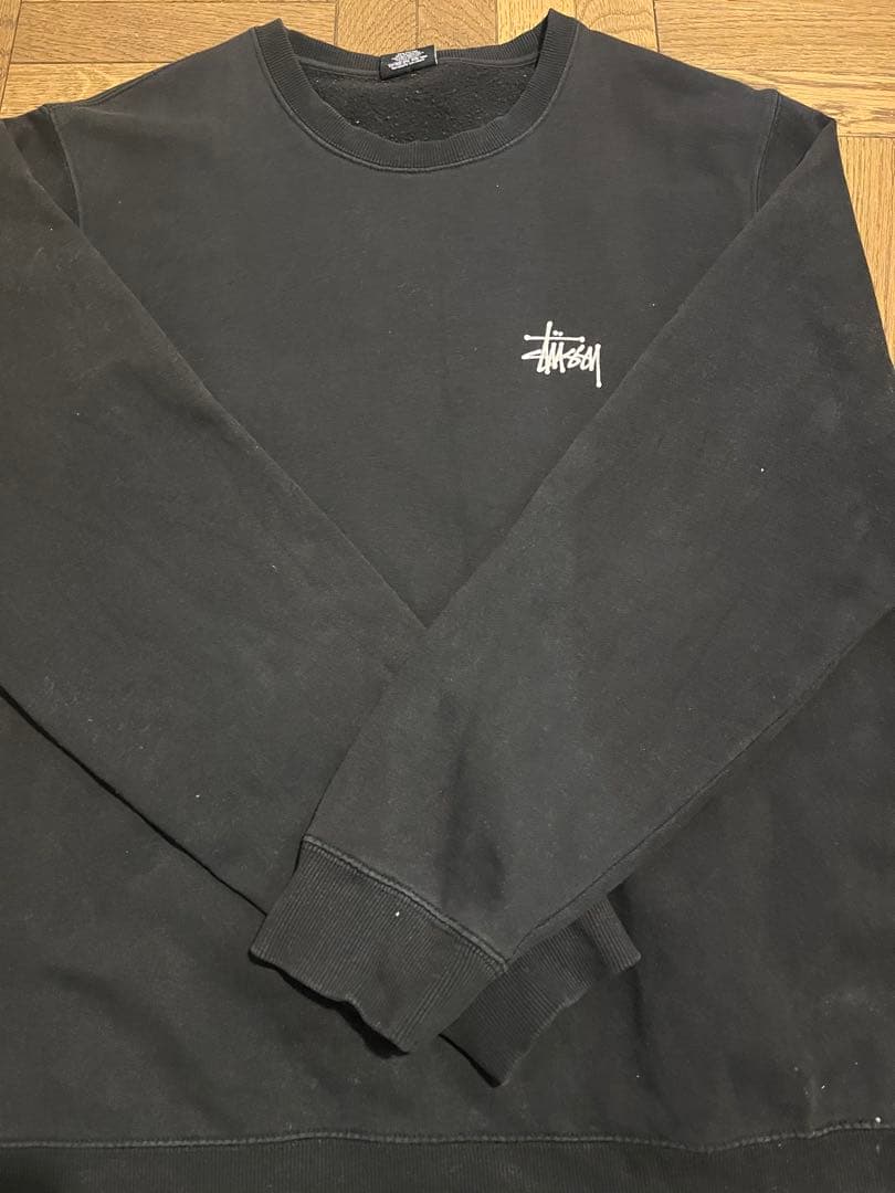 Stussy ステューシー　ブラック　トレーナー スウェット　Lサイズ