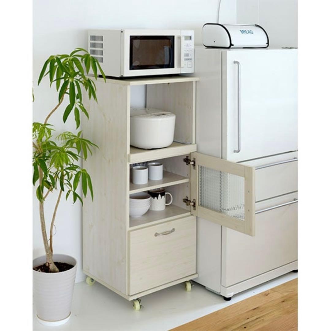 ニトリ　スリムキッチンラック　レンジ台