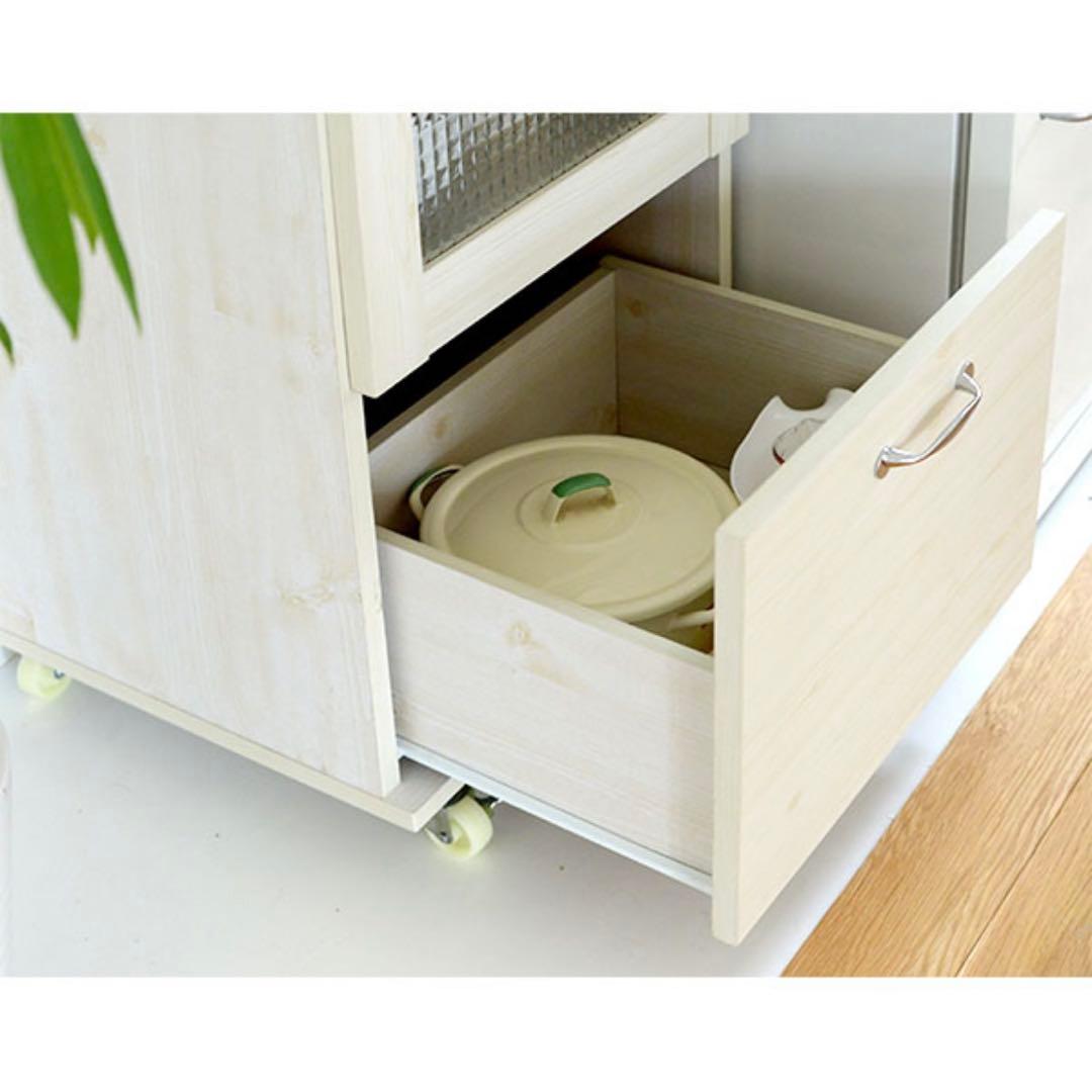 ニトリ　スリムキッチンラック　レンジ台