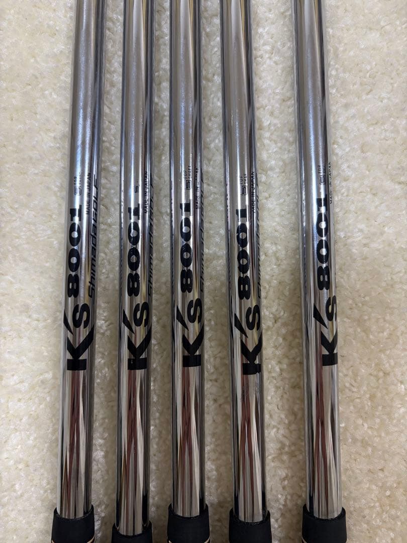 アイアン シマダシャフト K's8001 6番からPW