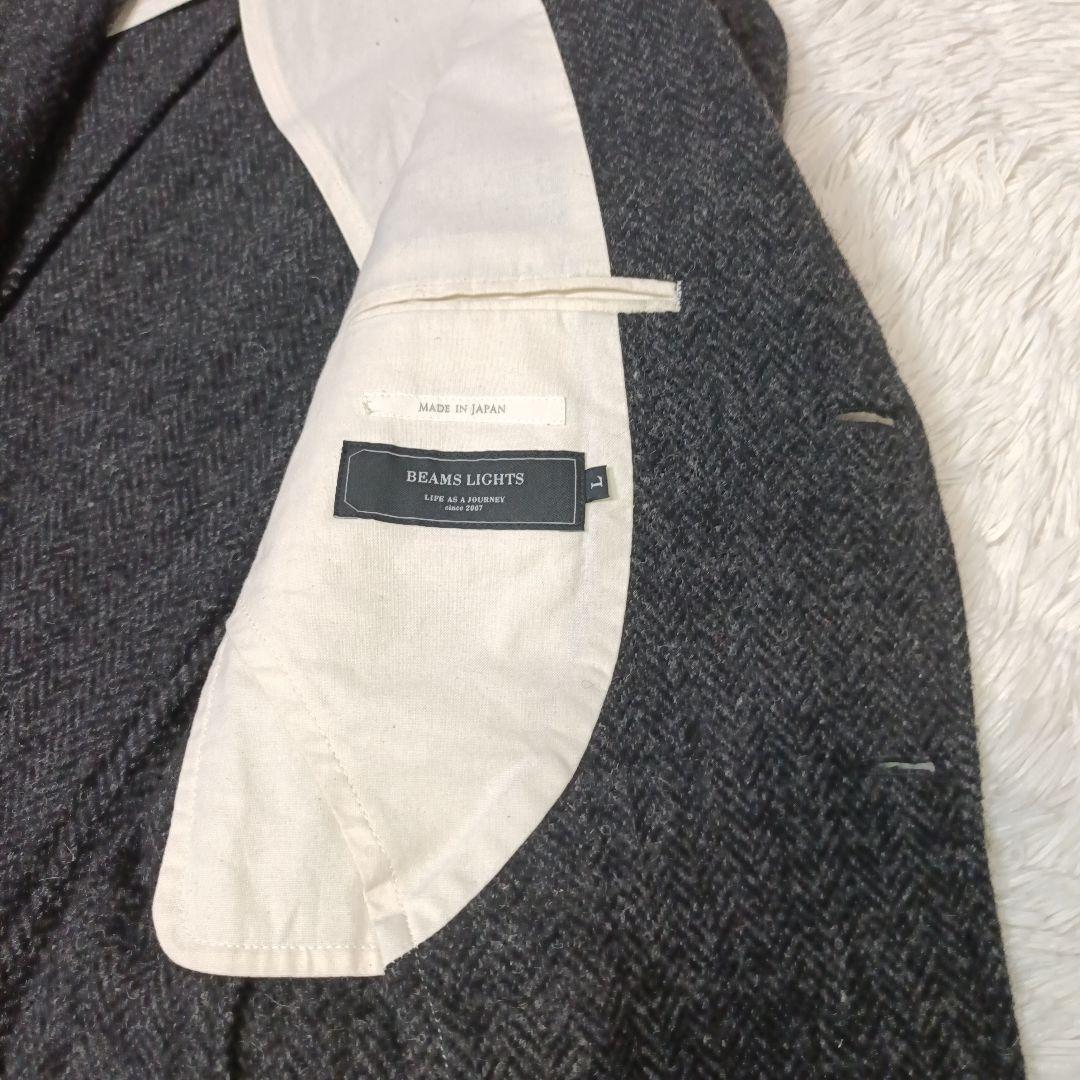 美品■BEAMS LIGHTS × HarrisTweed テーラードジャケット