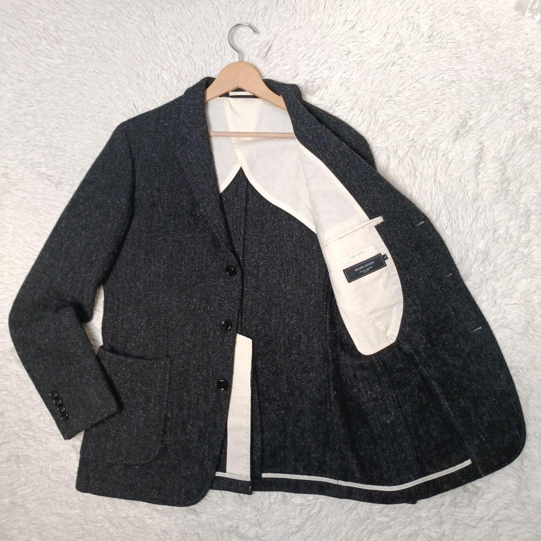 美品■BEAMS LIGHTS × HarrisTweed テーラードジャケット