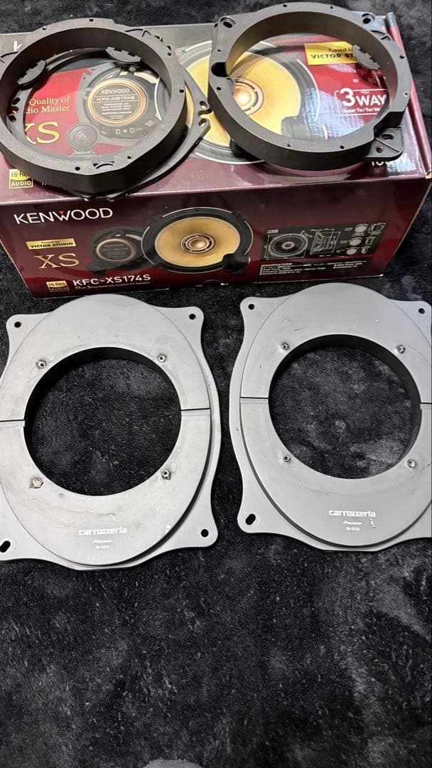 美品　KFC-XS174S ケンウッド 17cmセパレートスピーカー
