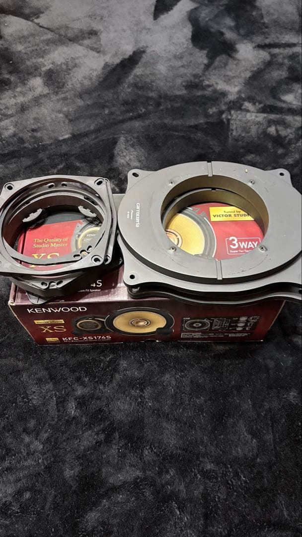 美品　KFC-XS174S ケンウッド 17cmセパレートスピーカー