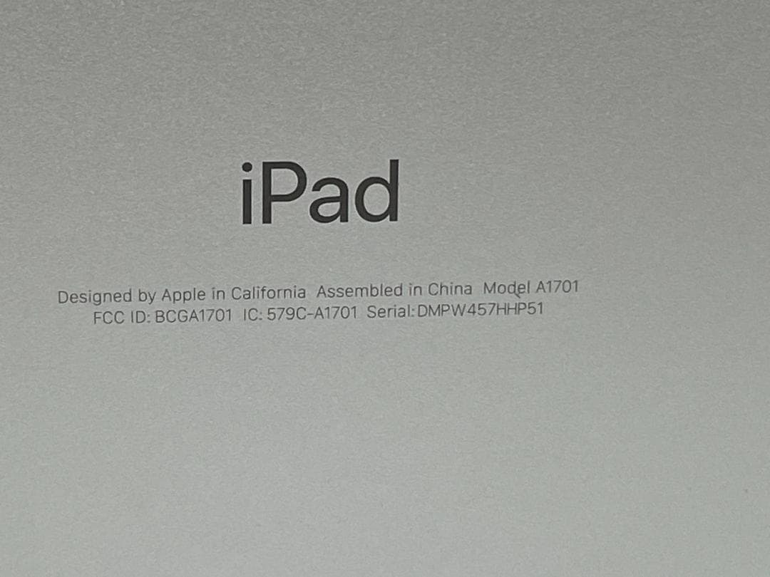 Apple iPad Pro 10.5インチ A1701