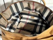 美品　バーバリーロンドン 大型２wayショルダーボストンバッグ　ノバチェック