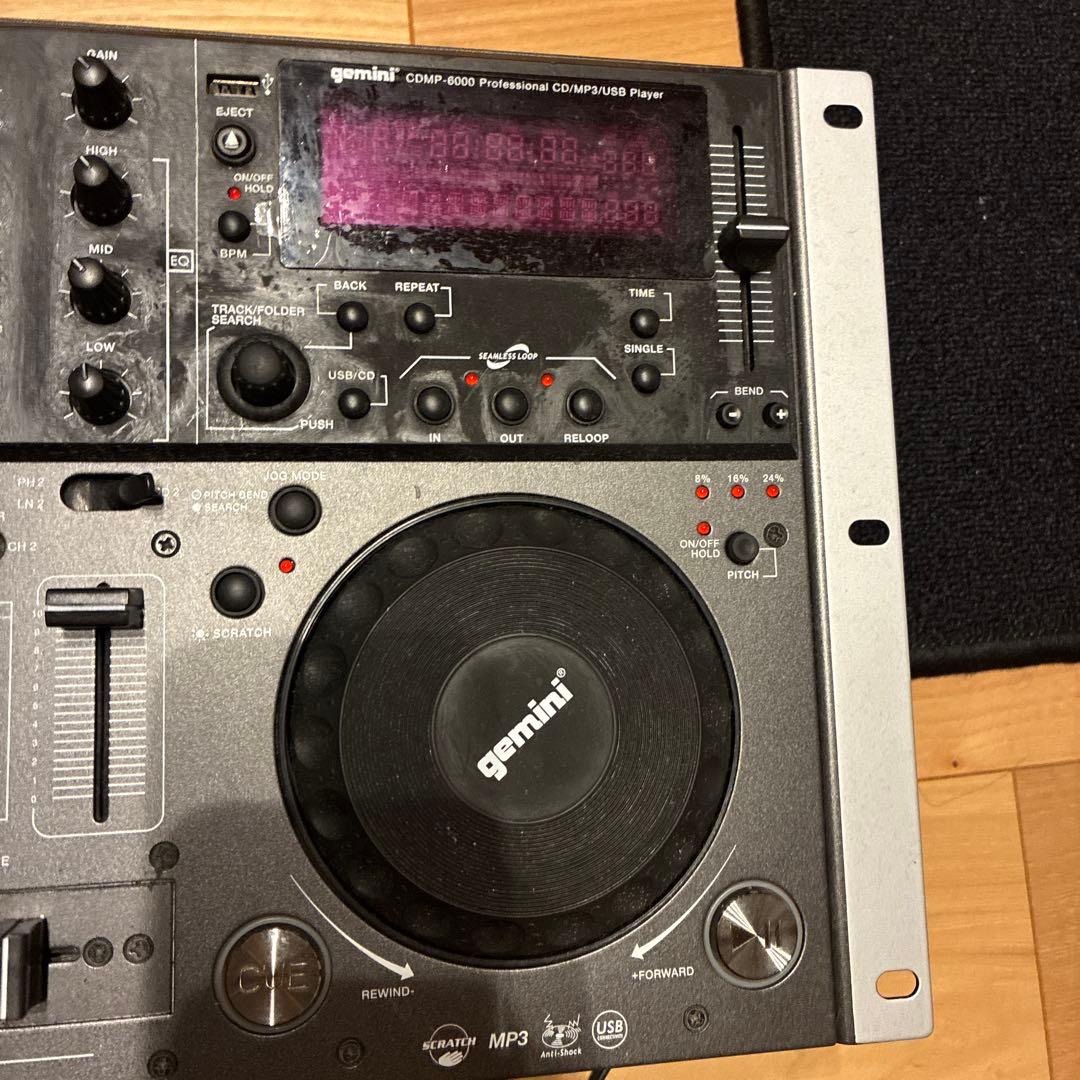gemini CDMP-6000 DJ機材