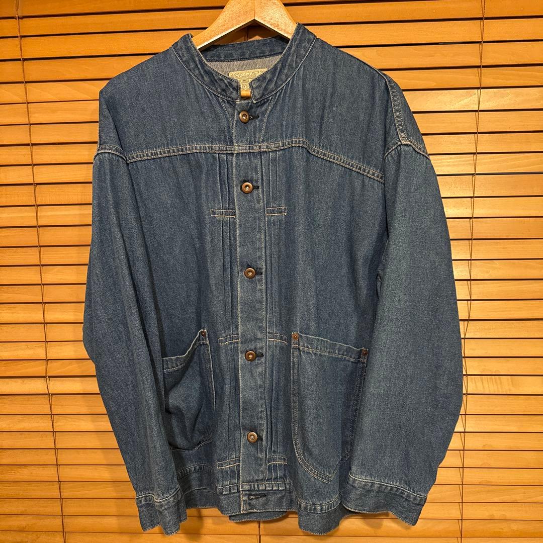 ゴーヘンプ　デニムジャケット　カバーオール　M