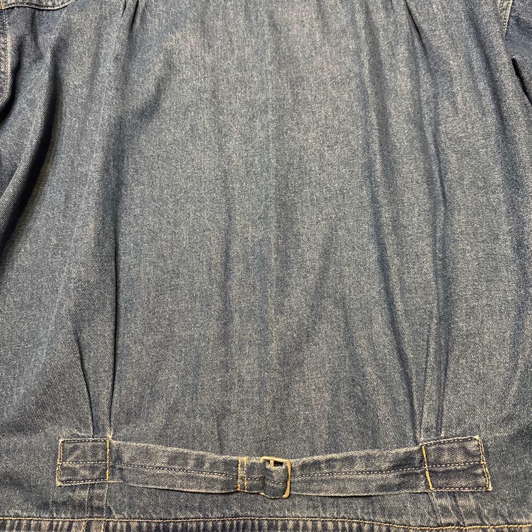 ゴーヘンプ　デニムジャケット　カバーオール　M