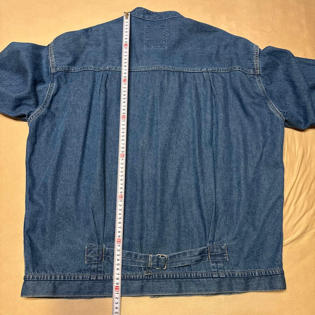 ゴーヘンプ　デニムジャケット　カバーオール　M