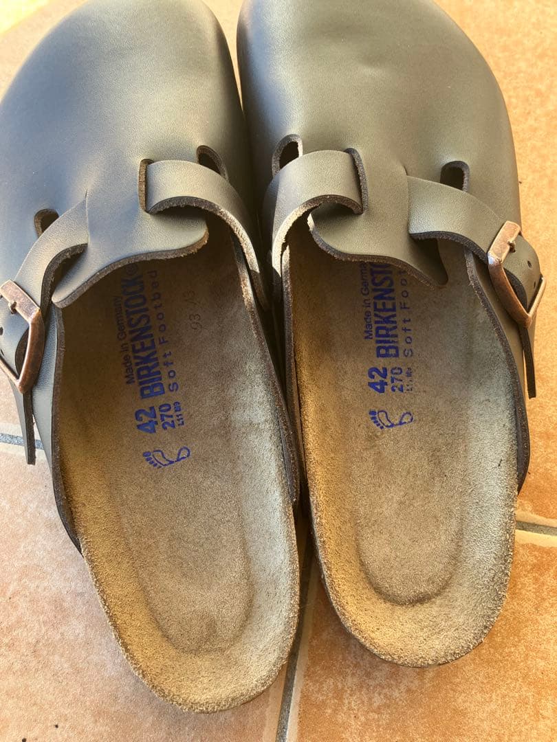 ビルケンシュトック　ダークブラウン　こげ茶色　　サイズ42 27cm 値下げ不可