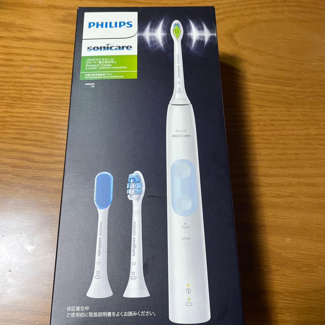 電動歯ブラシ プロテクトクリーン プラス ホワイト HX6421/12 ソニケア