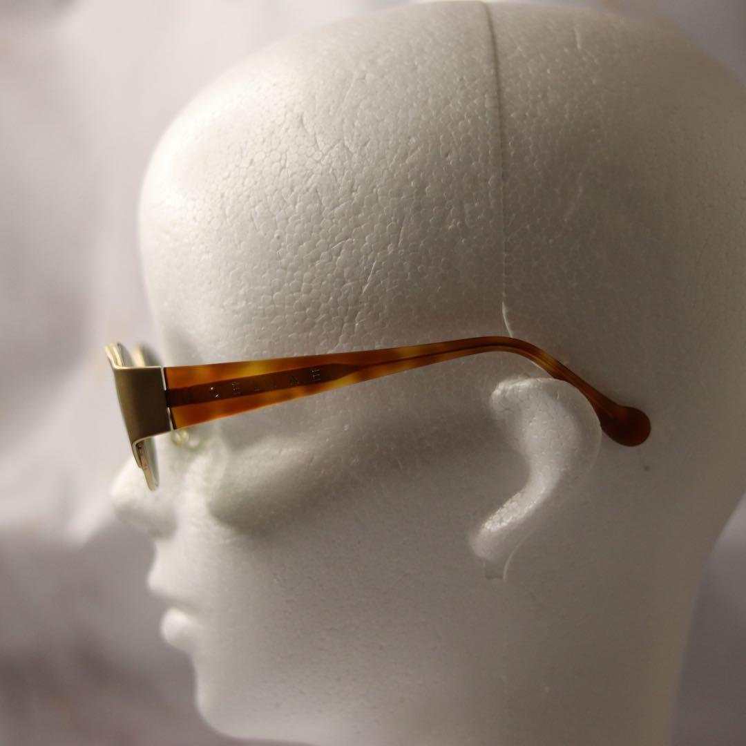 celine セリーヌ オーバル 鼈甲 y2k アンティーク レトロ サングラス