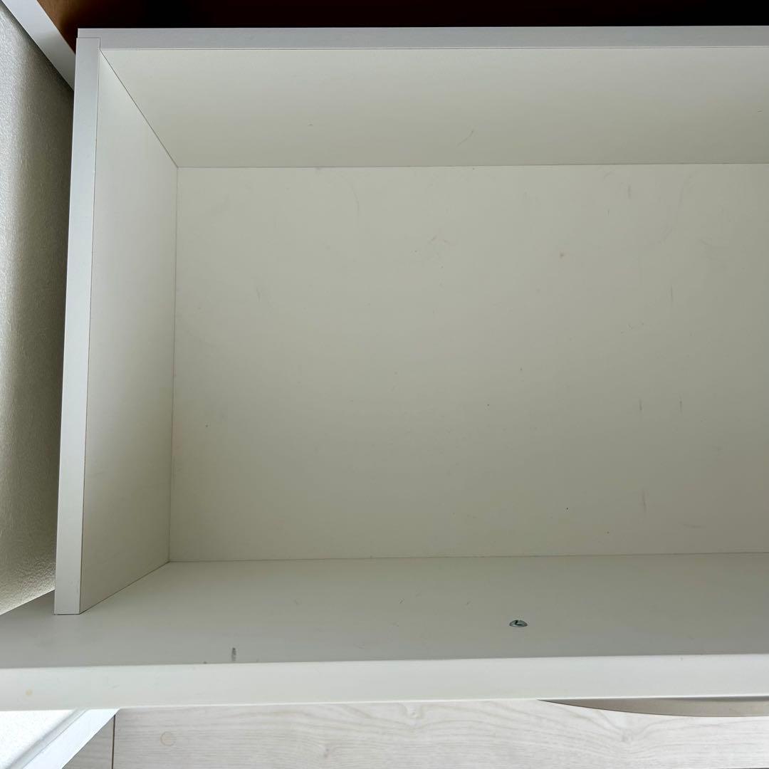 【最終値下げ★5/4まで限定出品】送料込み ニトリ ホワイトガラス扉付き食器棚