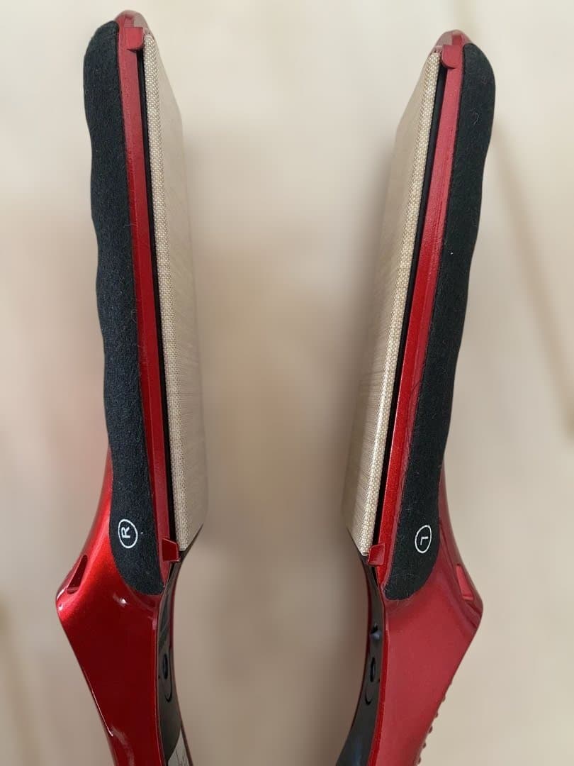 radiant シルクプロストレートヘアアイロン 赤　35mm