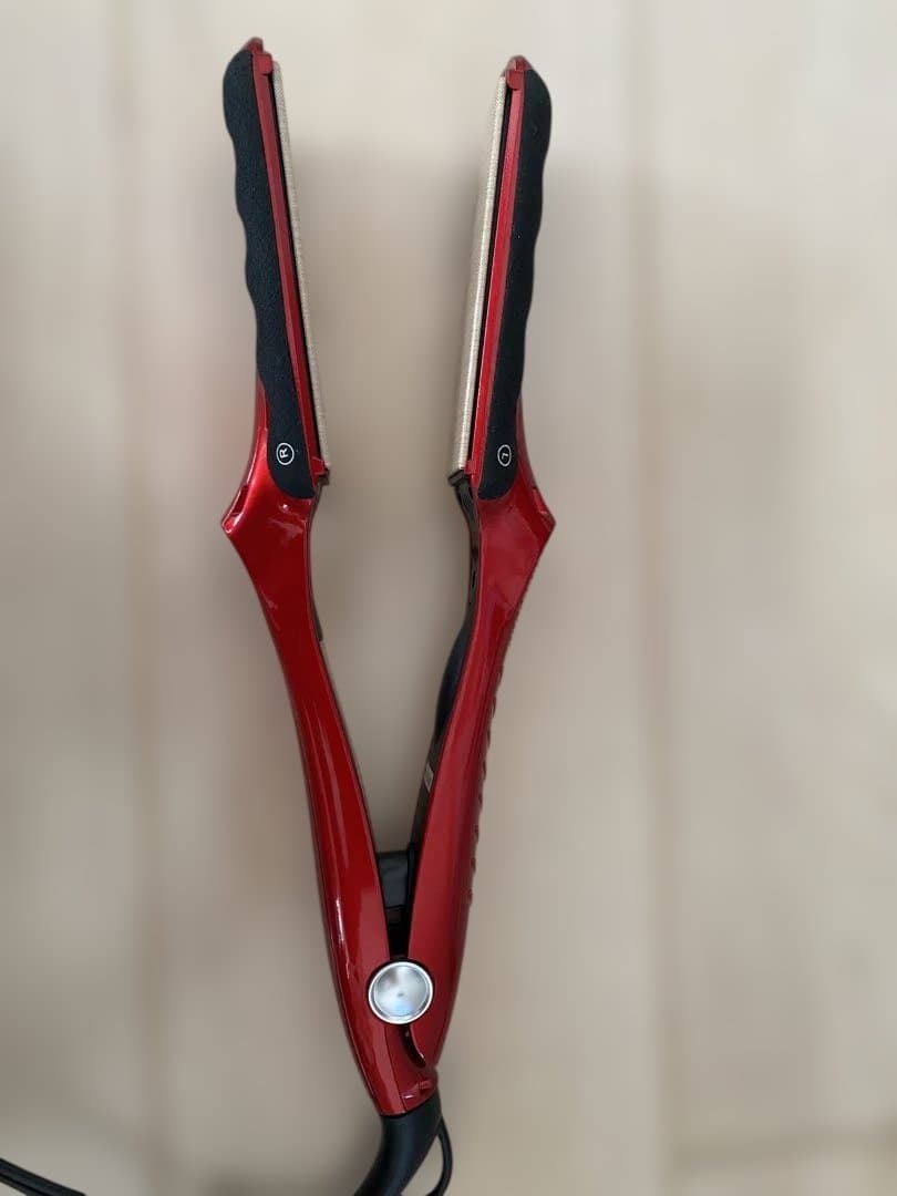 radiant シルクプロストレートヘアアイロン 赤　35mm