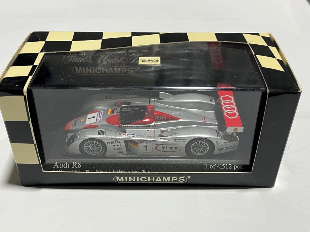 【MINICHAMPS 】Audi R8 8台セット