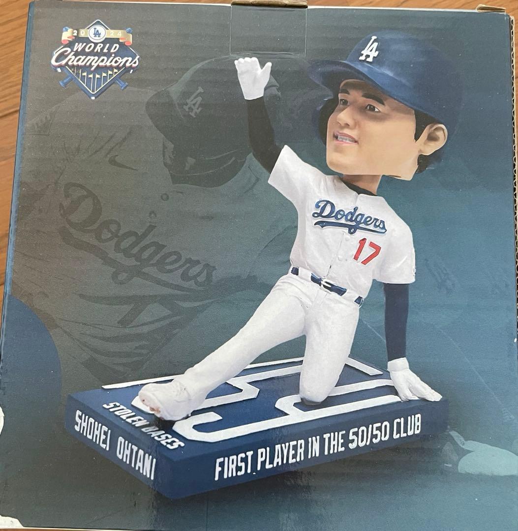 大谷翔平　Los Angeles Dodgers ボブルヘッド3体セット