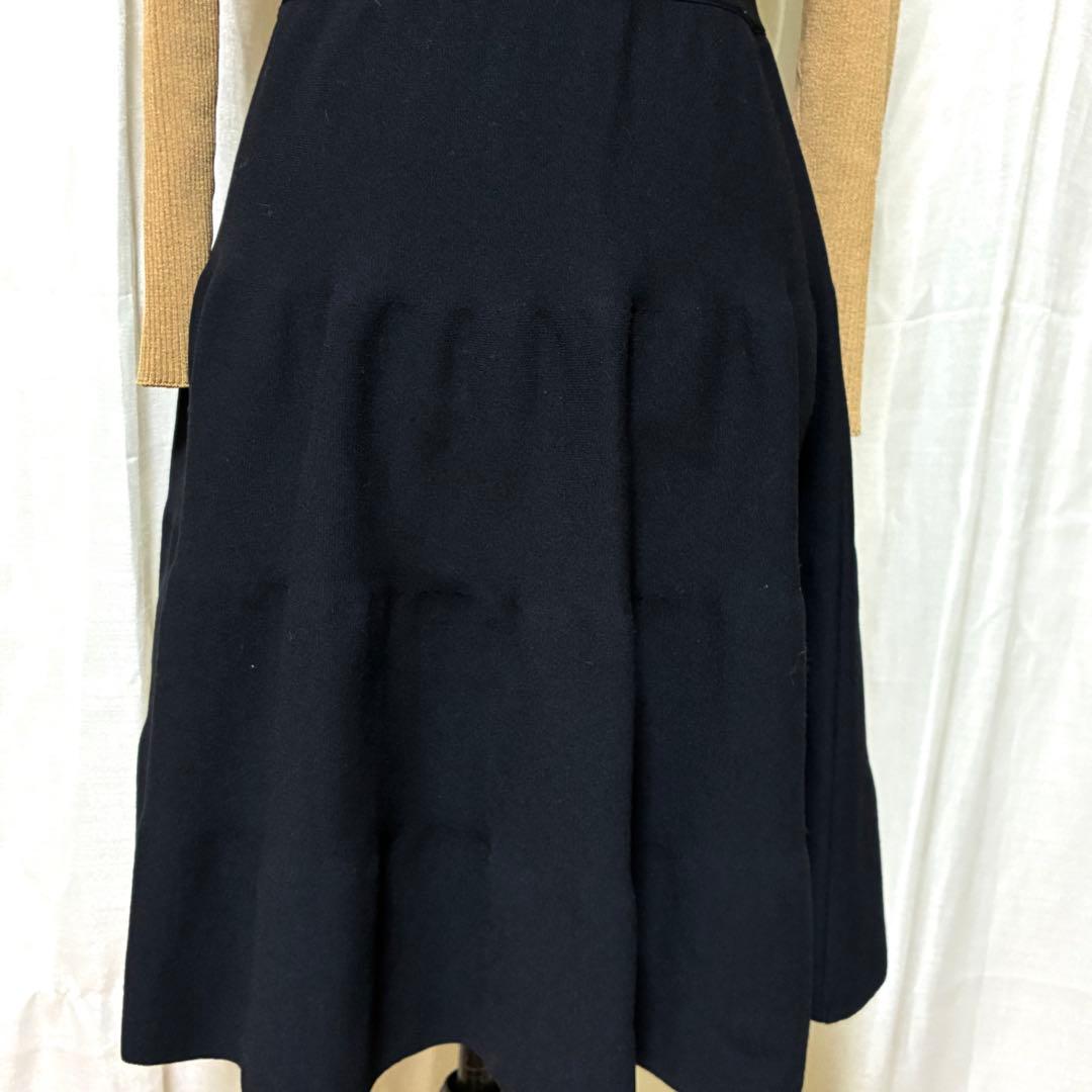 M'S GRACY エムズグレイシー バイカラー フリル ドッキングワンピース